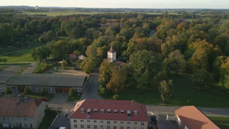 village church in park