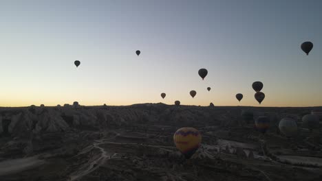 los globos voladores del amanecer