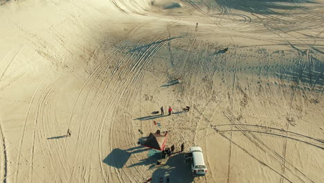 all set up for an awesome sand boarding experience