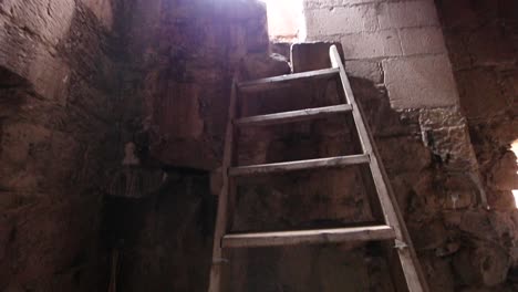 old church staircase