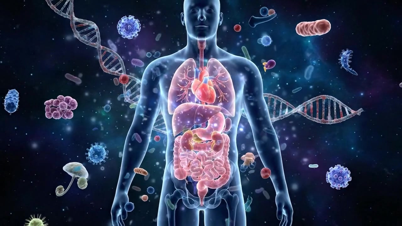Visualización médica digital del cuerpo humano