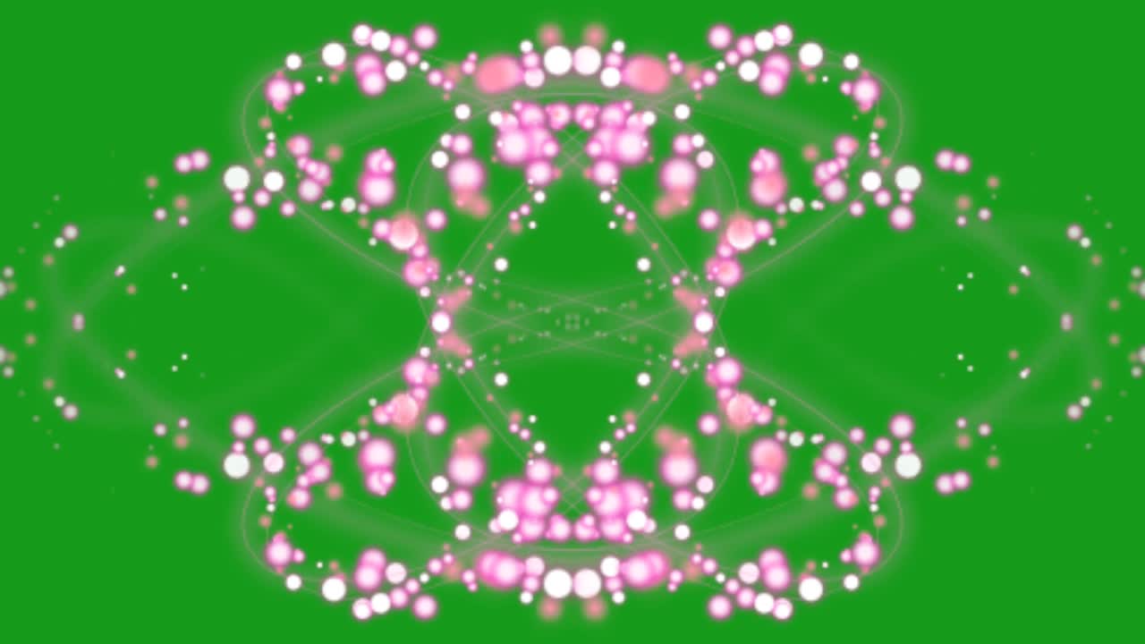 빛나는 반이는 디자인 녹색 스크린 모션 그래픽