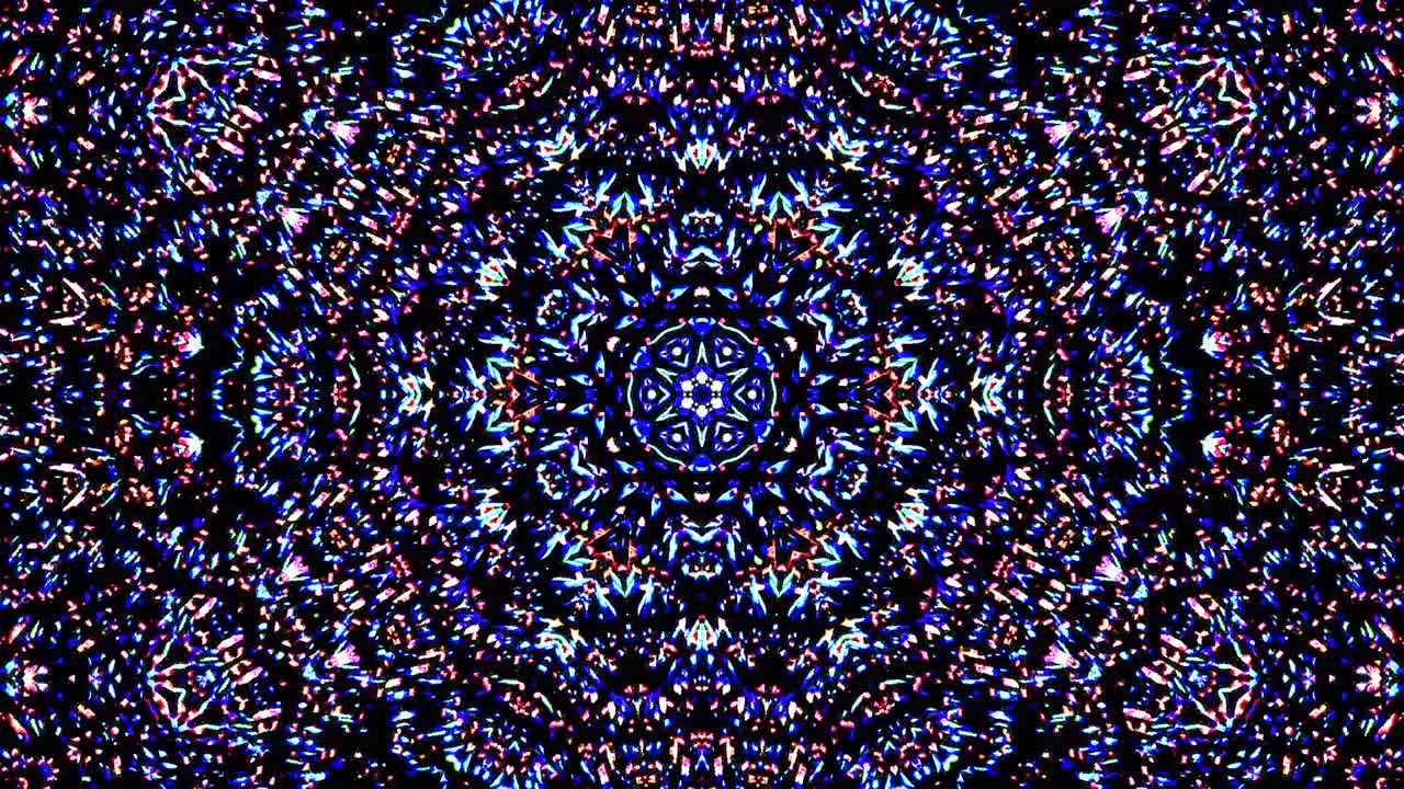 luz abstracta brillante que gobierna el color completo, caleidoscopio