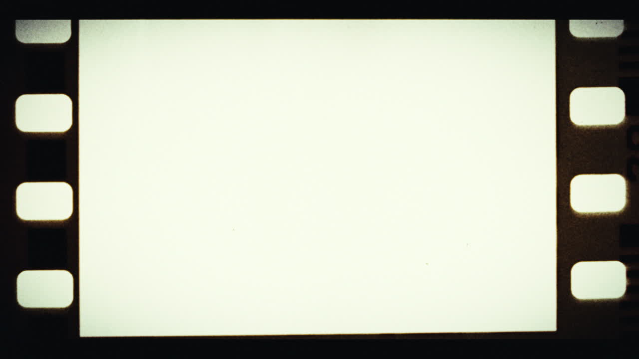 marco de película en blanco