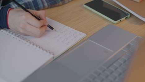Student Studying Math