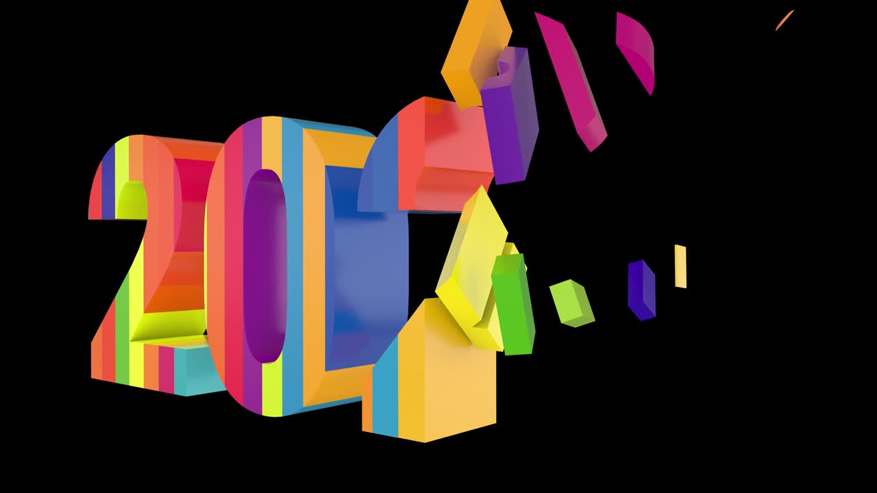 2020년 새해 모션 그래픽 영상