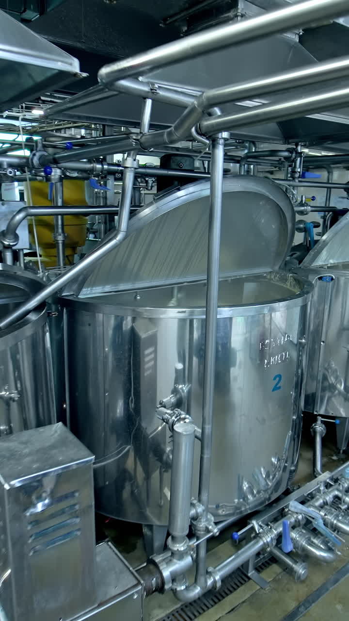 Factory for production of butter. Production of butter at milk production factory