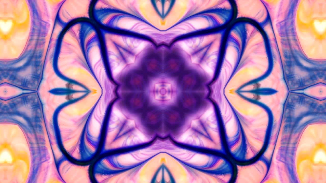 movimiento de fondo de kaleidoscopio abstractamente colorido