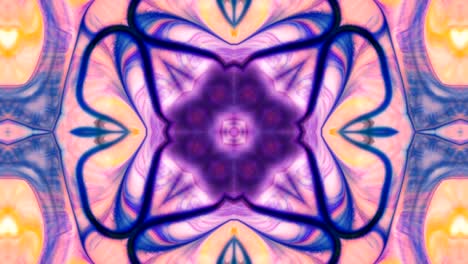 movimiento de fondo de kaleidoscopio abstractamente colorido