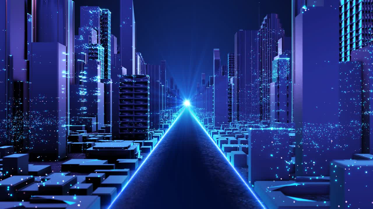 Animation of digital world map data points network connections earth globalization connectivity