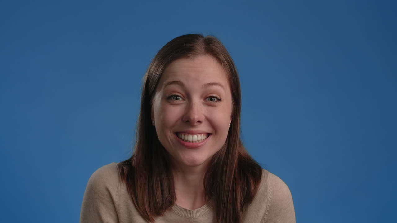 Woman expressing surprise