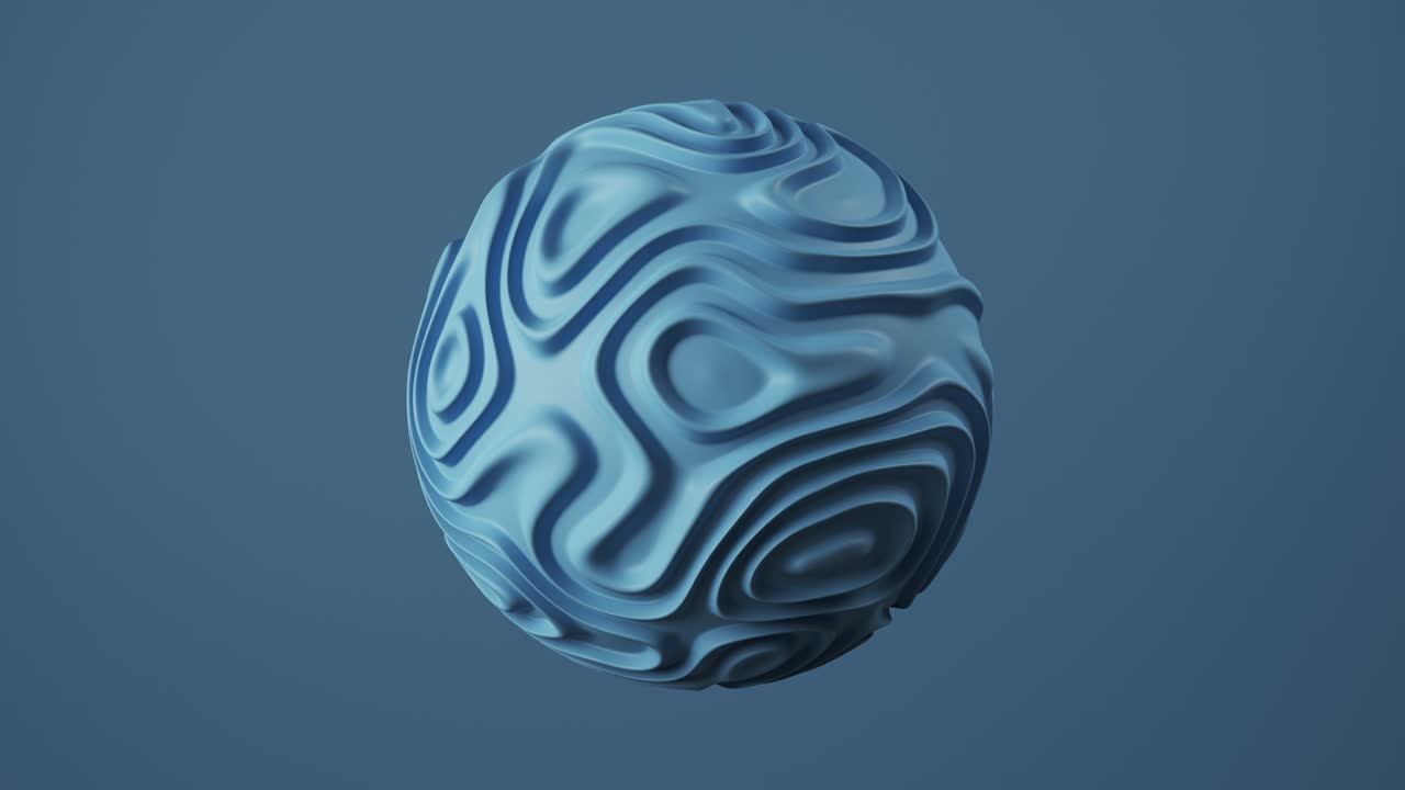 fondo abstracto con morphing de desplazamiento de la bola