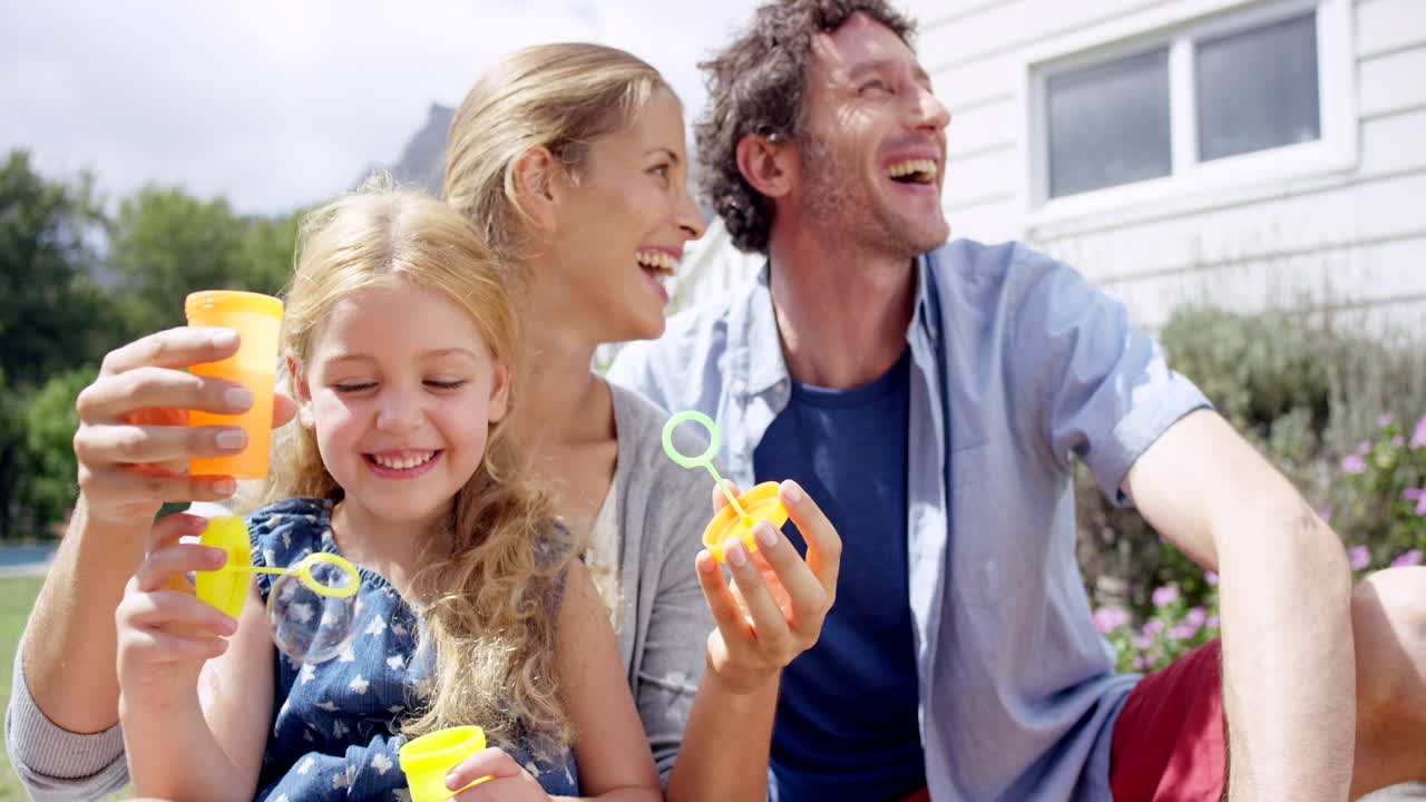 버블과 함께 가족 재미