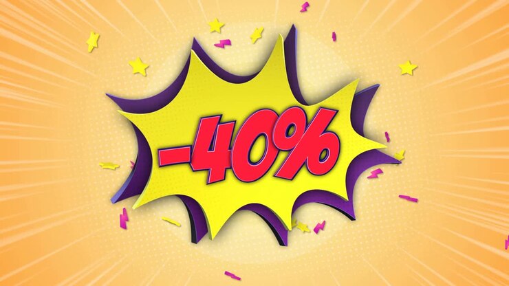 SCONTO -40% Animazione Testo Fumetto e Nuvoletta di Dialogo, con Maschera Alfa, Loop, 4k