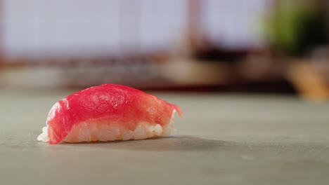 salmon and tuna nigiri sushi