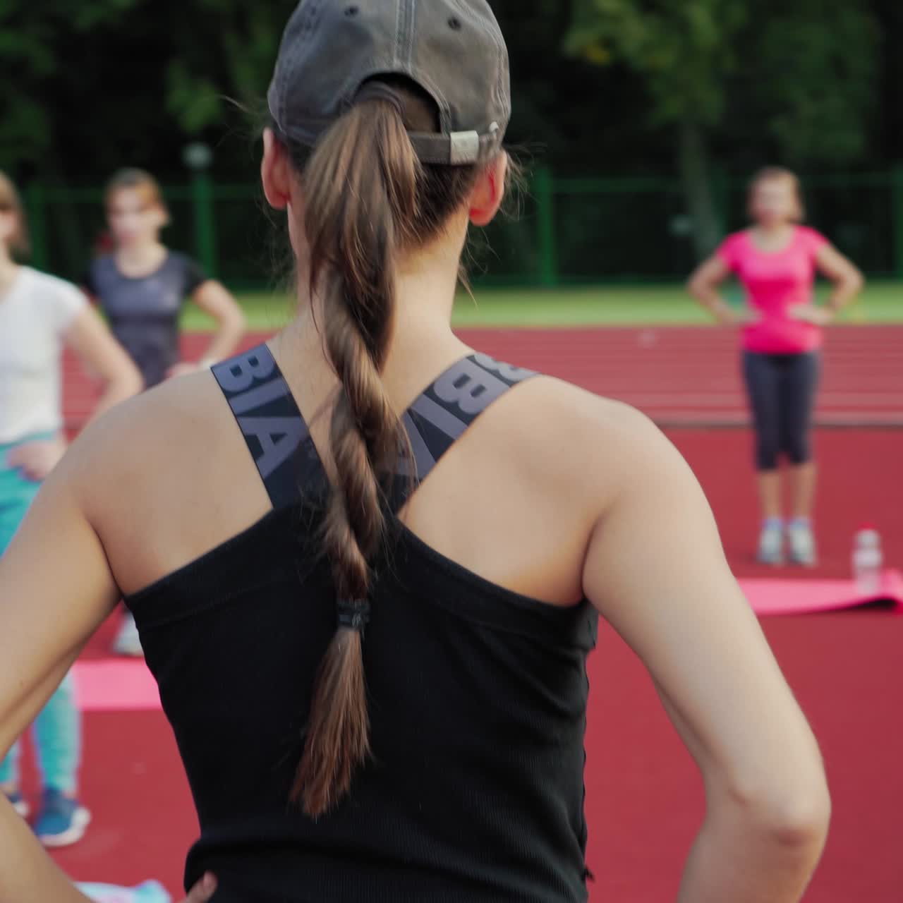 Instructor training on stadium