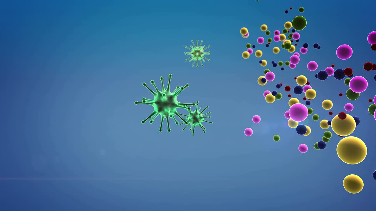 Virus sullo sfondo