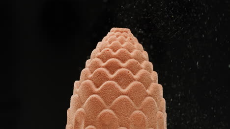 beautiful pine cone shaped dessert