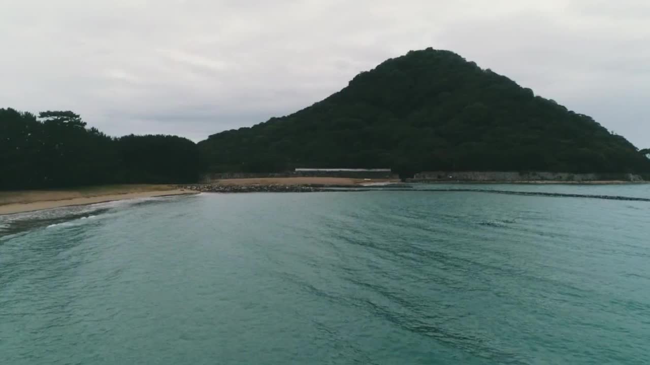 dji phantom4pro가 촬영한 일본 야마구치의 해변