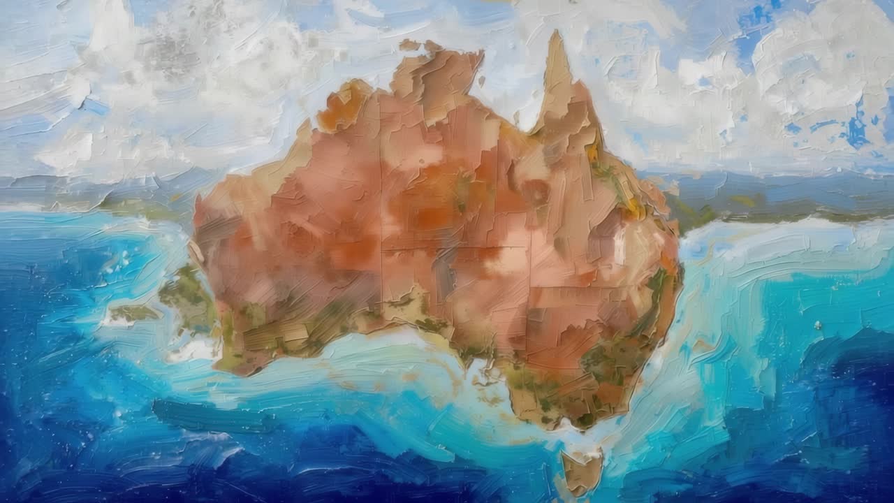 Painting of Australia