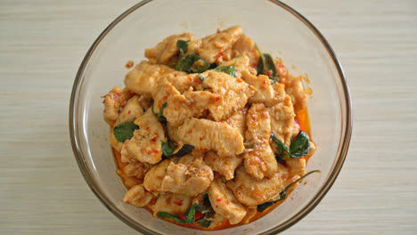 Stir-Fried-Chicken-with-Chili-Paste-or-Chilli-Paste---Asian-food-style