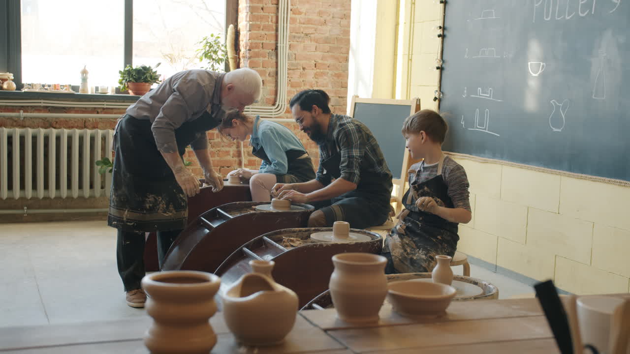 Pottery Class with Students