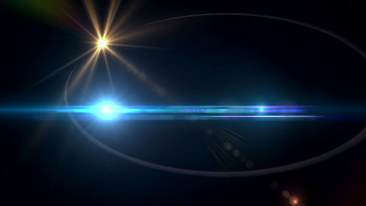 검은 바탕에 빛의 세 개의 점