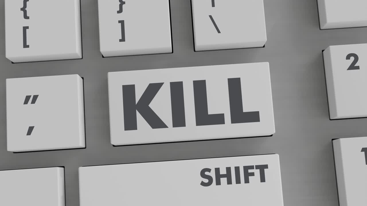 KILL BUTTON PRESSING ON KEYBOARD