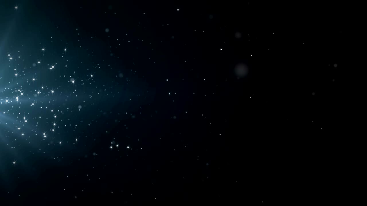 Particles dust abstract light bokeh motion titles cinematic background loop