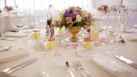 table flowers showcase centrepiece dinner table