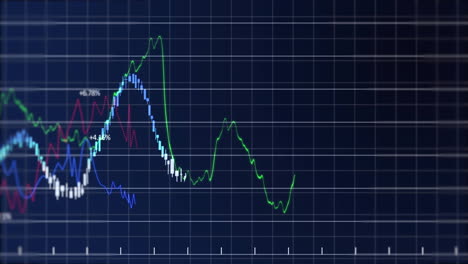 animación del diagrama sobre el procesamiento de datos en fondo negro