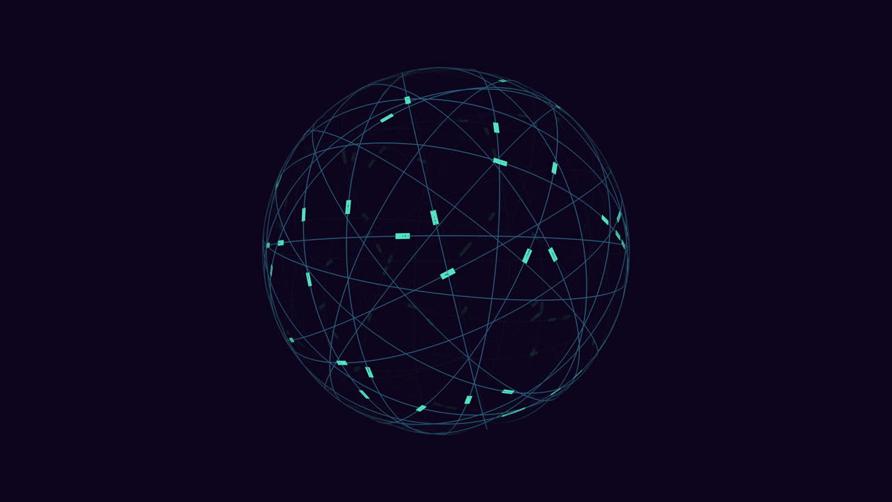 Interconnected lines in circular pattern with central point