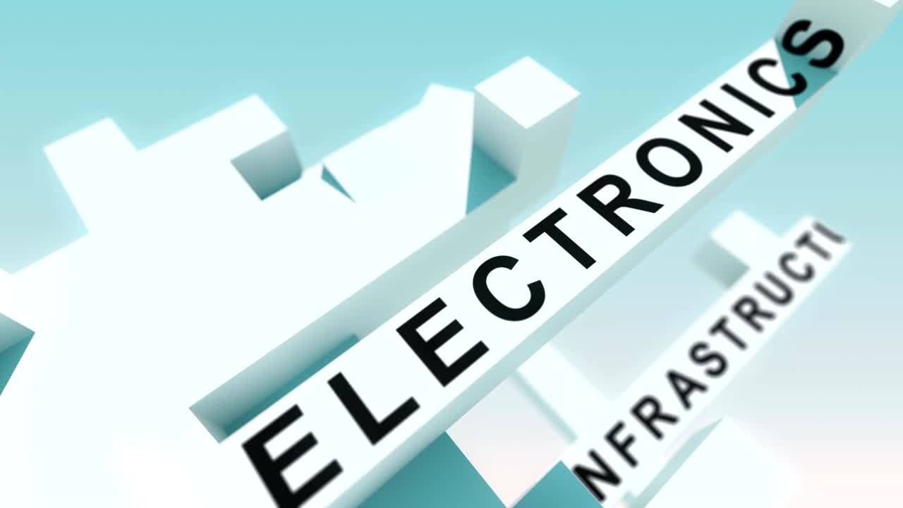 White Label Marketing words animated with cubes