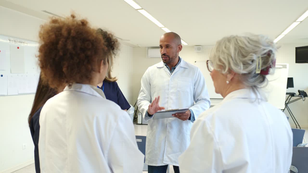 Group of medical professionals in a meeting