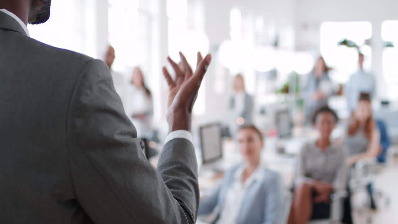 프레젠테이션, 코칭 및 비즈니스에 대한 손