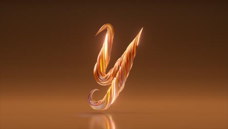 abstract 3d letter y