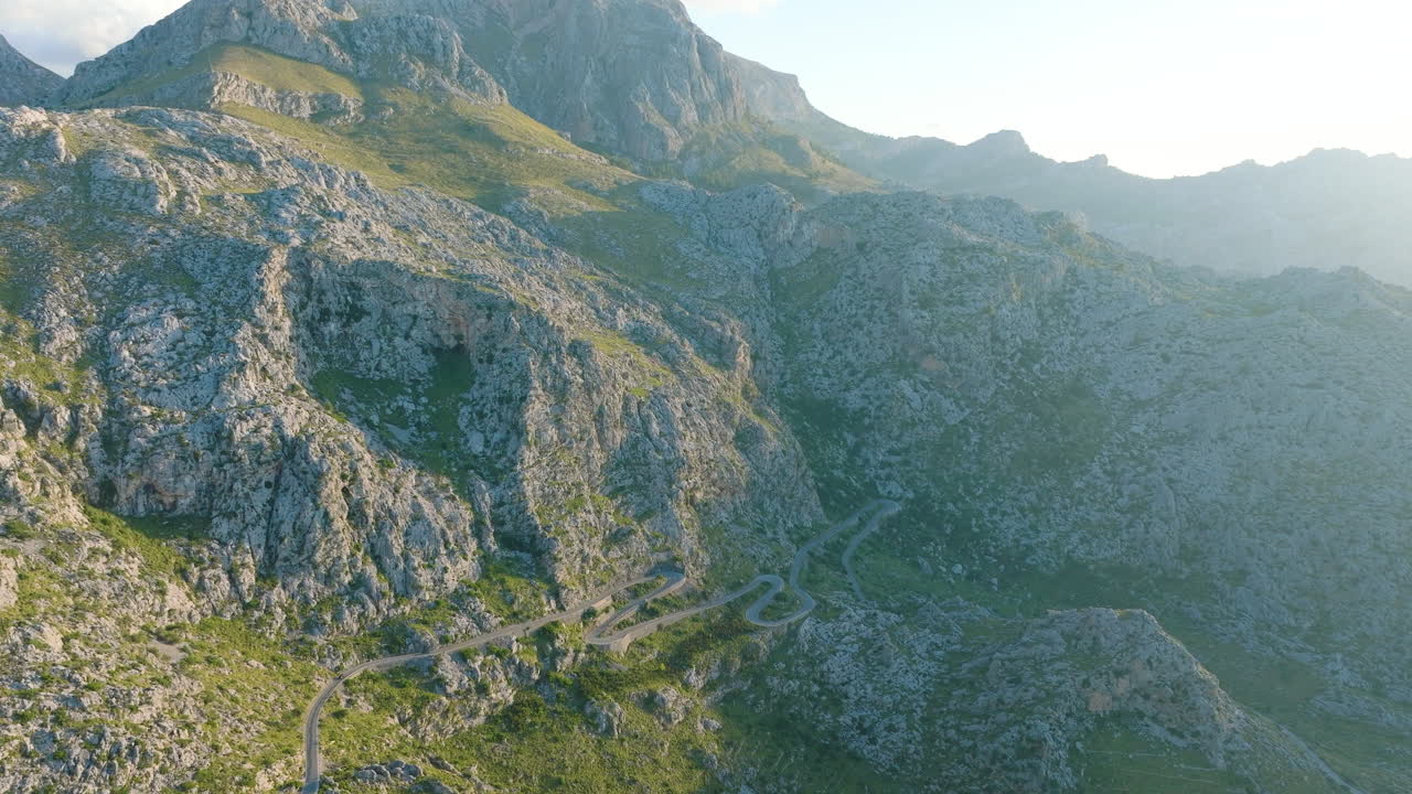 Serene Mountain Landscape with Winding Road