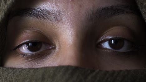 Hijab-Woman-Looking-Directly-At-Camera