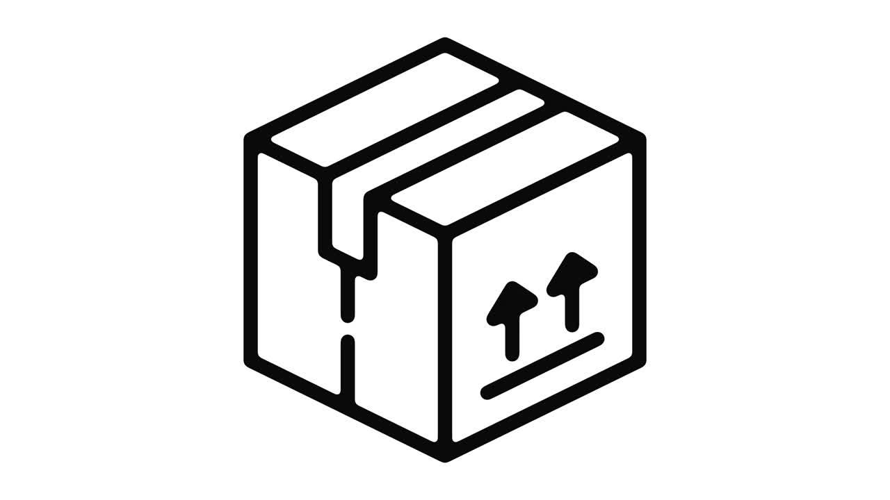 배송 라인 모션 그래픽