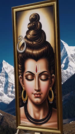 painting of lord shiva