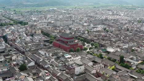 buildings and landscapes in weishan, yunnan, china.