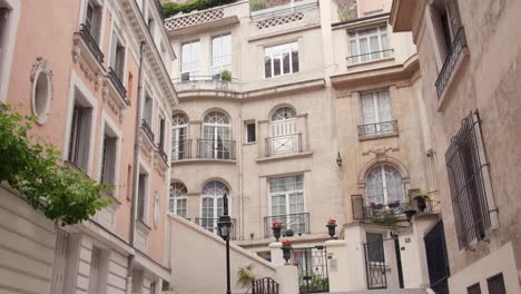 typical parisian architecture of building exteriors in the 16th arrondissement of paris, france