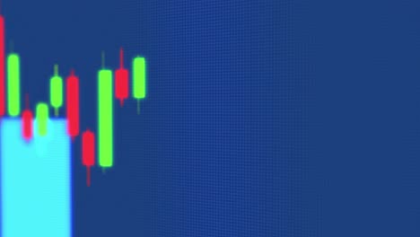 tracking trading candlesticks and graphs