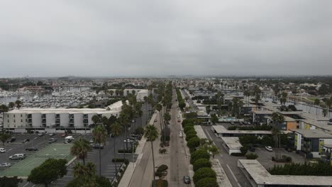 Von-Palmen-Gesäumte-Straße-Am-Strand