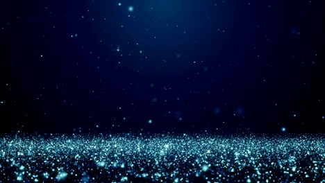 particles blue dust abstract light bokeh motion titles cinematic background loop