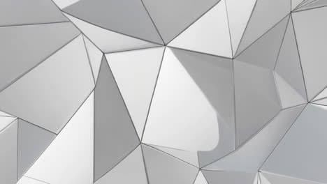 Abstract Geometric Polygonal Metal Surface