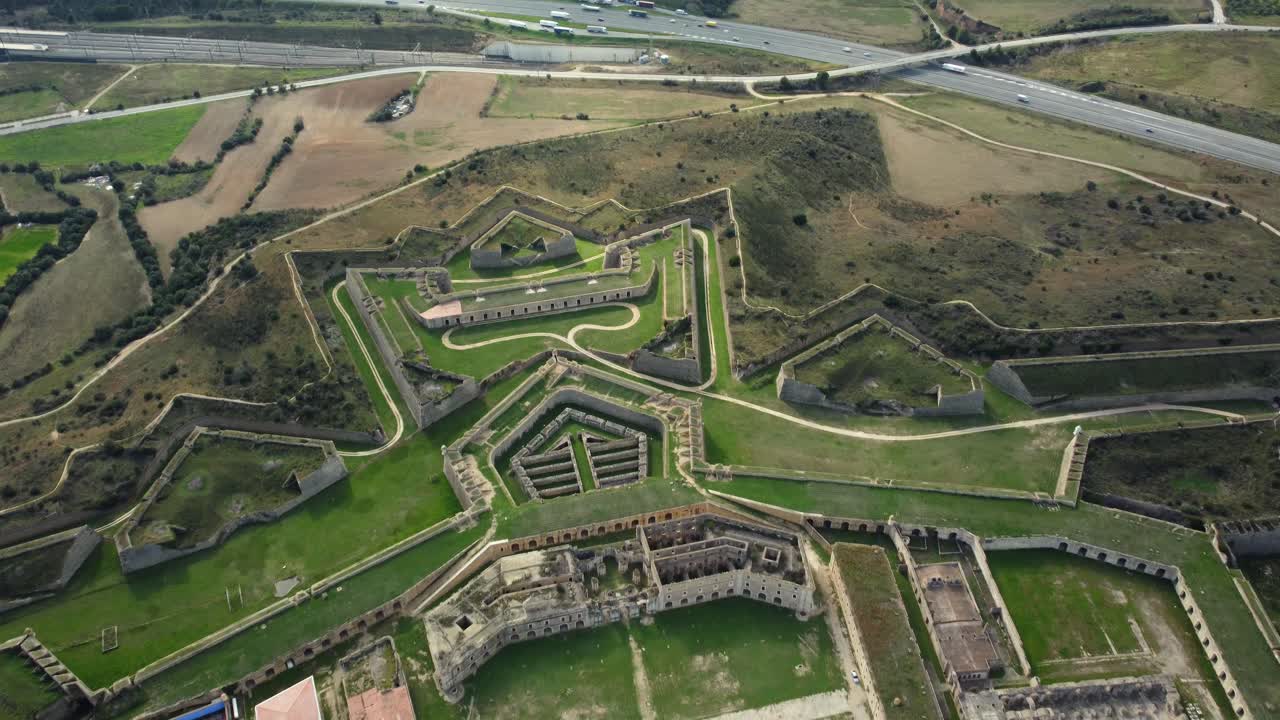 Aerial View of a Star Fort