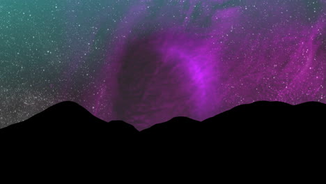 animation of fireworks on night sky background