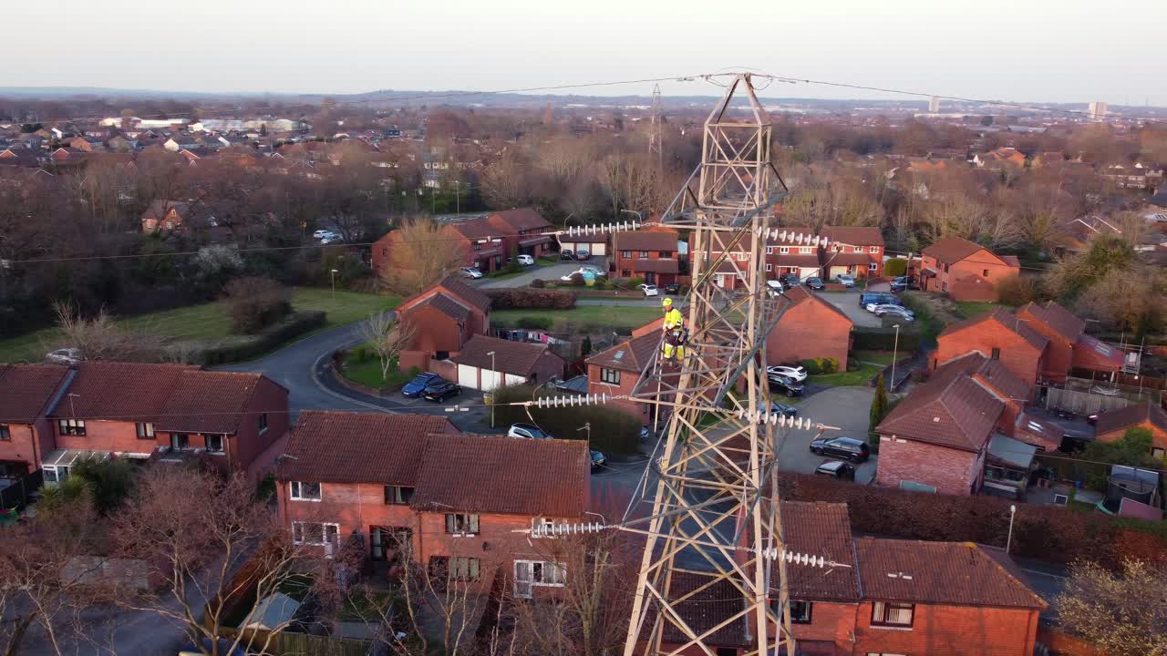 torre de energía órbita lenta bajo nivel