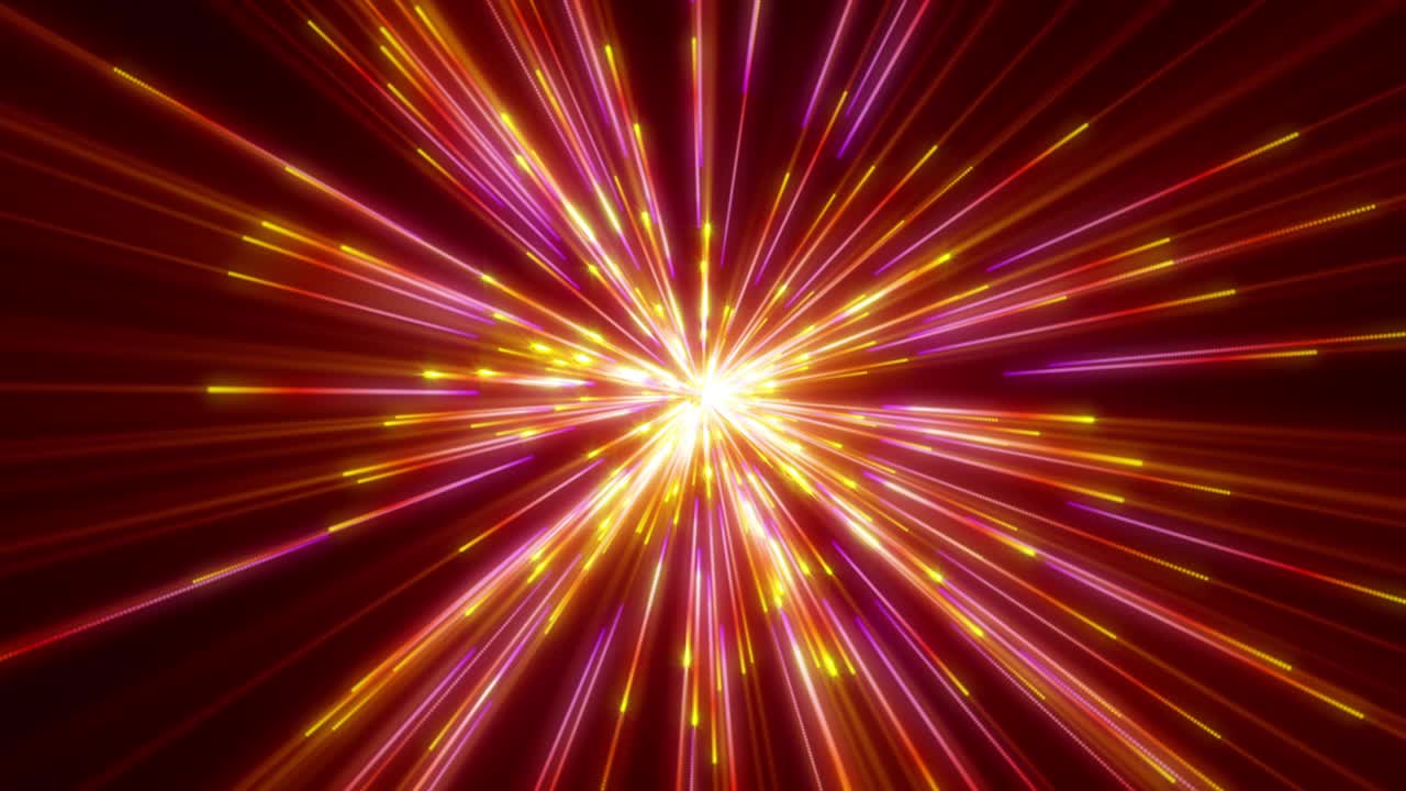 기술 루프 라인은 은하 운동 배경에서 빛 폭발의 미래의 속도입니다.